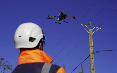 Inspection du réseau électrique par drone