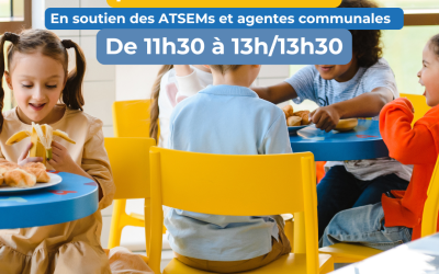 Appel à volontaires – Accompagner les enfants sur les temps de la cantine et de la pause méridienne