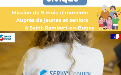 La ville RECRUTE DEUX VOLONTAIRES EN SERVICE CIVIQUE !